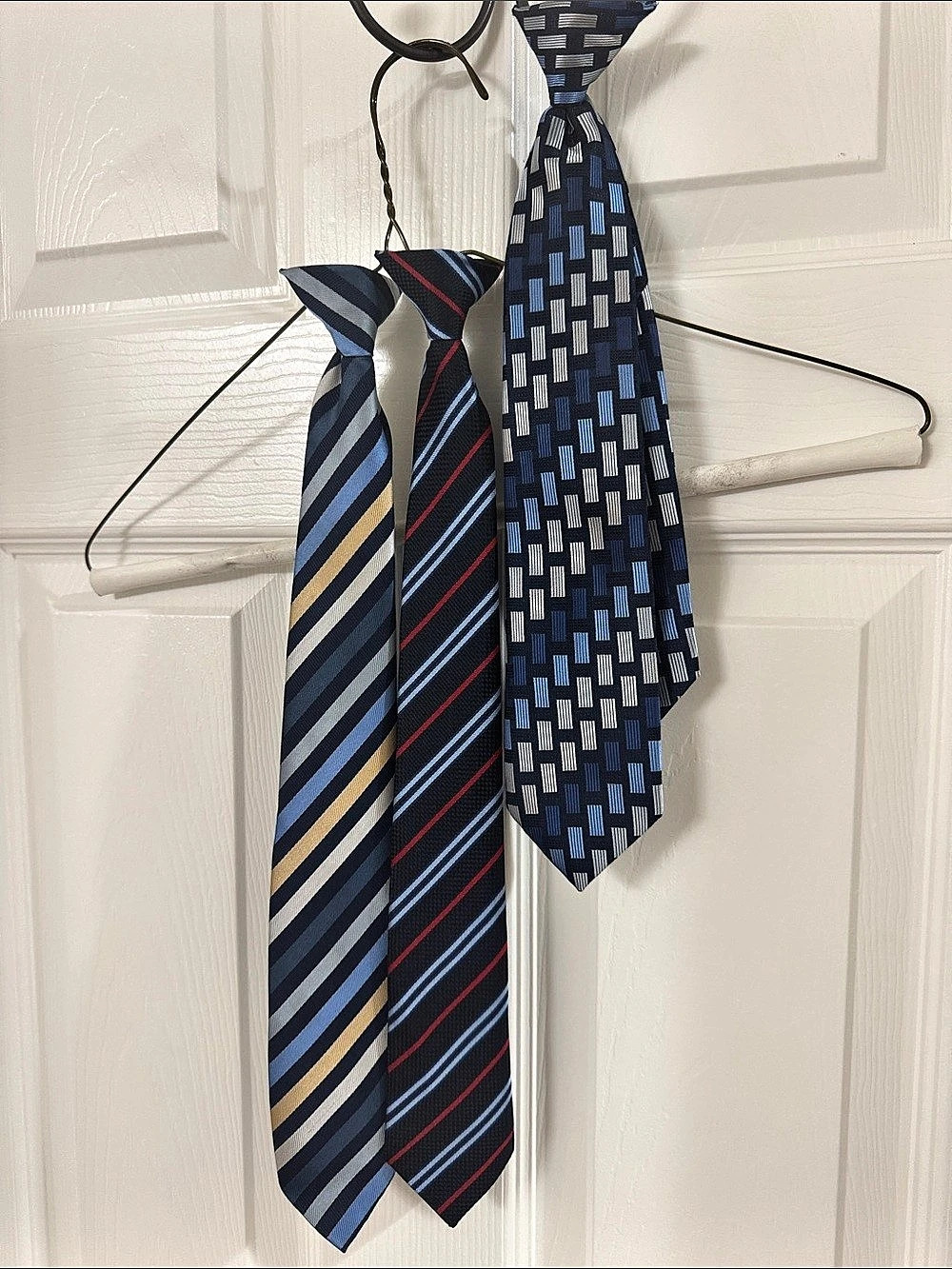 Boy’s Blue Striped Tie Set